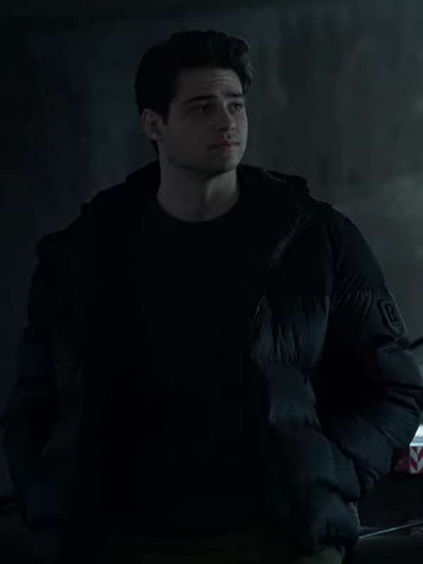 Owen Hendricks The Recruit Black Puffer Jacket