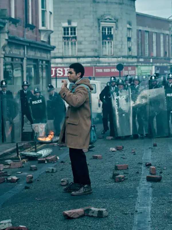 Dante Williams This Town Brown Hooded Coat