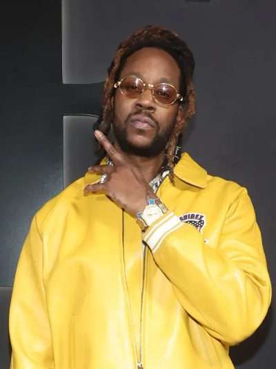 2 Chainz Premiere Night Yellow Bomber Leather Jacket