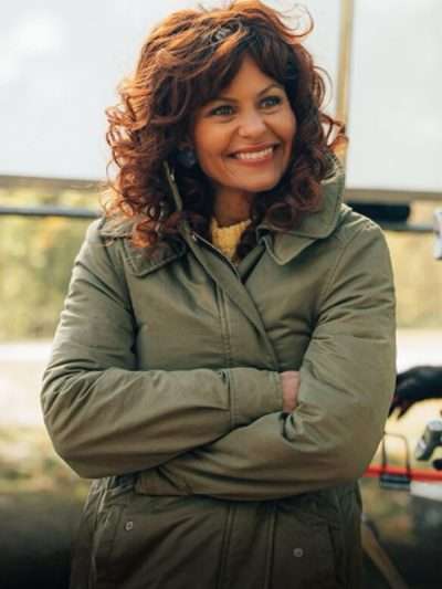 Candace Cameron Bure Unsung Hero 2024 Green Jacket