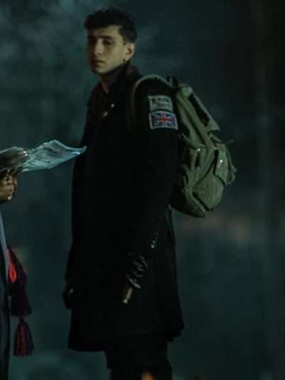 Charles Rowland Dead Boy Detectives Black Trench Coat