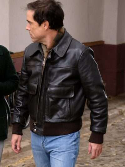Manuel Between Lands Bomber Leather Jacket