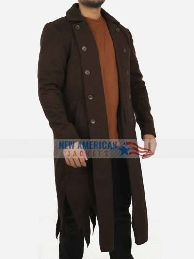 Fallout S01 Cooper Howard Brown Coat