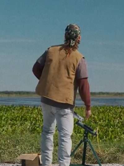 Glen Powell Hit Man Cotton Vest