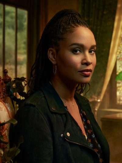 The Spiderwick Chronicles Joy Bryant Green Suede Leather Jacket
