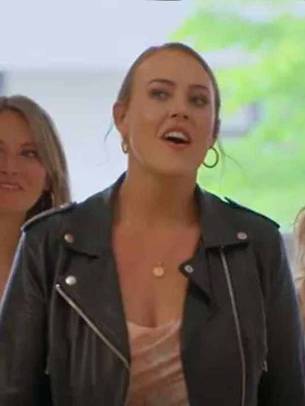 Chelsea Blackwell Love Is Blind S06 Biker Leather Jacket