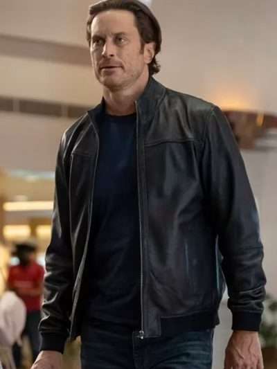 Garrett The Cleaning Lady Black Leather Jacket