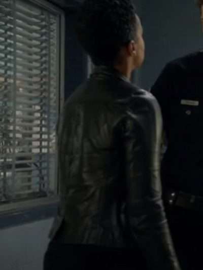 Nyla Harper The Rookie S06 Black Leather Jacket