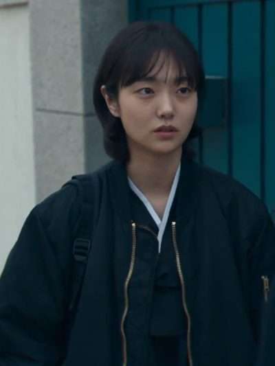 Jung Ji-an A Shop for Killers Black Bomber Jacket