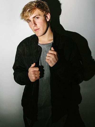 American Actor Jake Paul Black Suede Leather Jacket