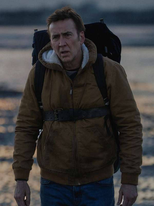 Nicolas Cage Arcadian 2024 Brown Jacket