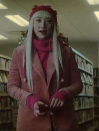 Niko Sasaki Dead Boy Detectives Pink Corduroy Coat