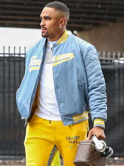 Jalen Hurts Ice Cream Bomber Jacket
