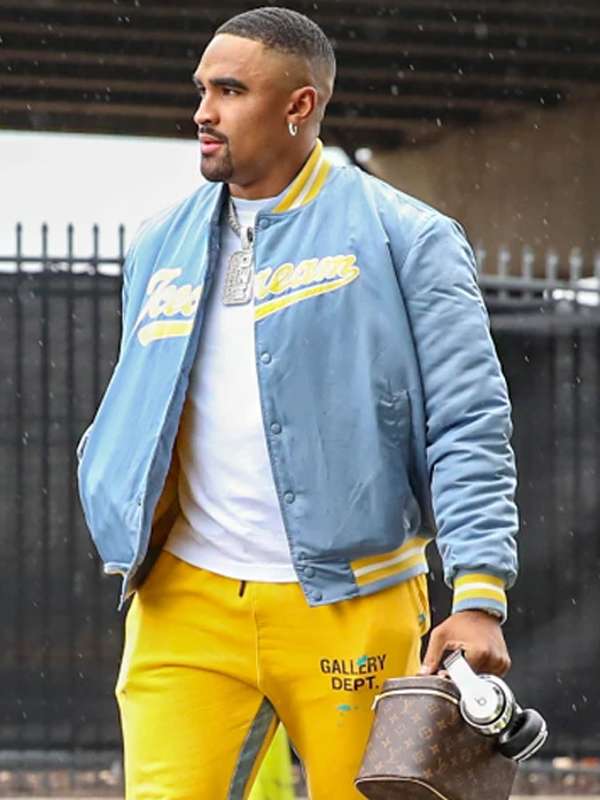 Jalen Hurts Ice Cream Bomber Jacket