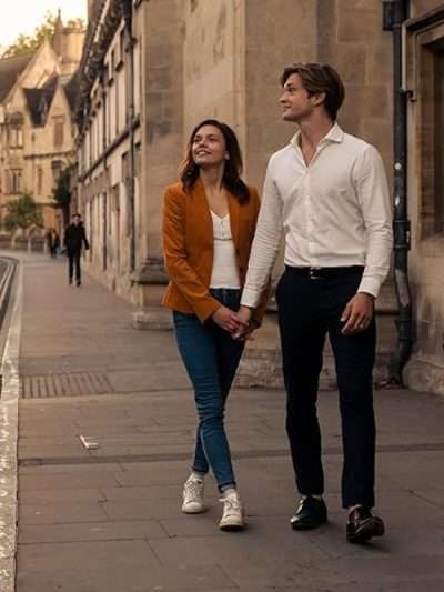 Ruby Bell Maxton Hall The World Between Us Brown Blazer Jacket