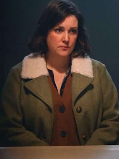 Shauna Yellowjackets Shearling Green Jacket