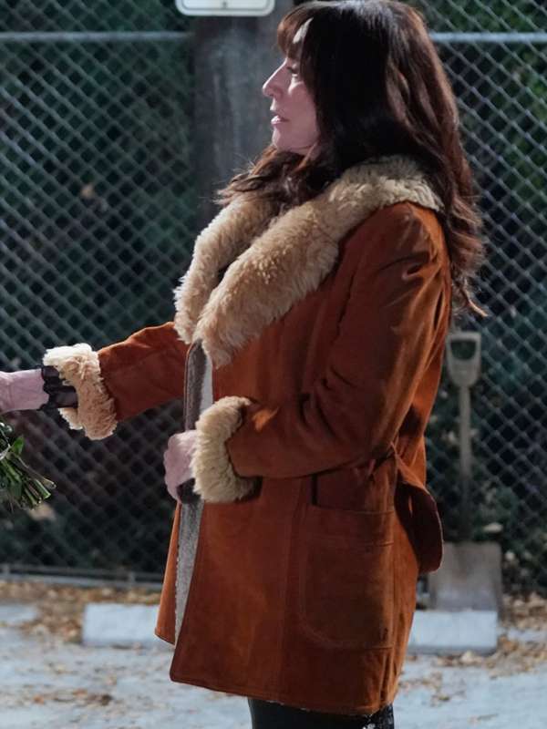 Louise The Conners Shearling Brown Leather Coat