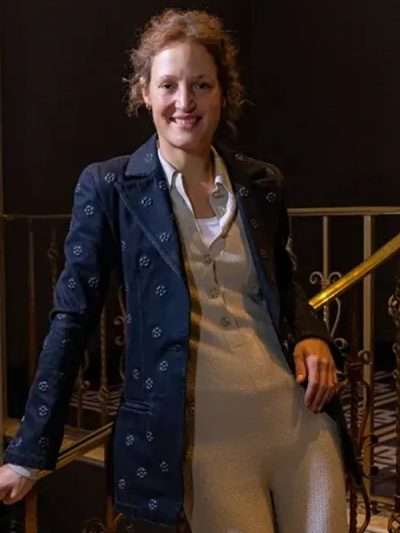 Vicky Krieps The Dead Don’t Hurt 2024 Blue Blazer