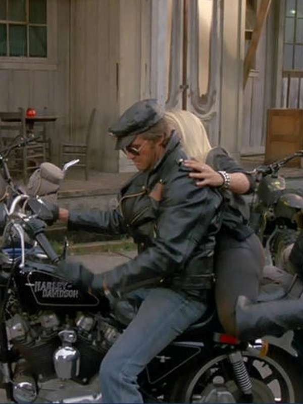 Lee Majors The Fall Guy TV Series Black Leather Jacket