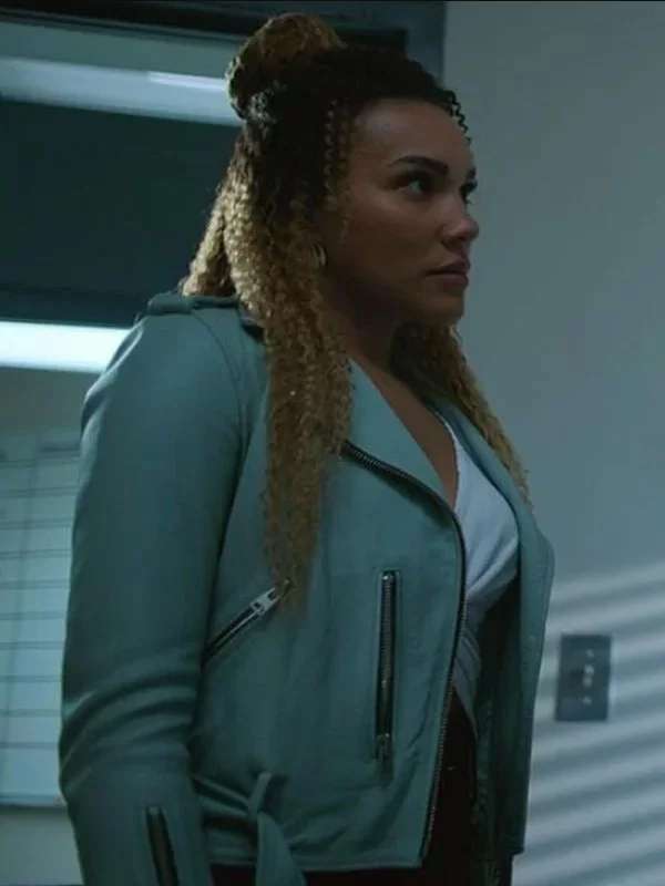 Allison Hargreeves The Umbrella Academy Blue Cropped Jacket