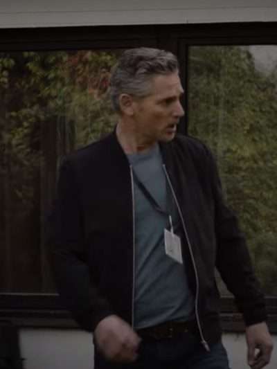 Eric Bana A Sacrifice 2024 Black Jacket