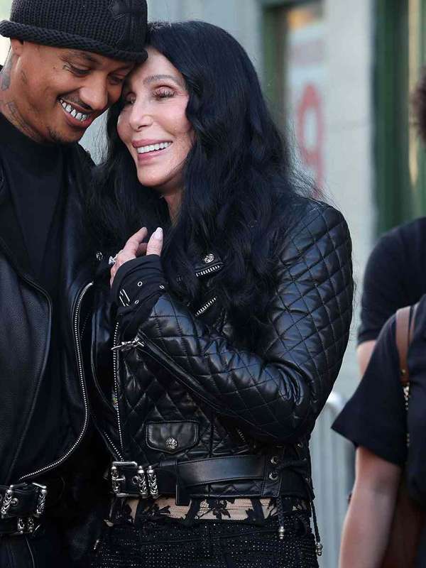 Cher The Bikeriders 2024 Quilted Leather Jacket