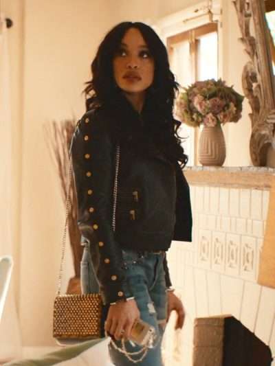 V. Stiviano Clipped S01 Black Leather Jacket