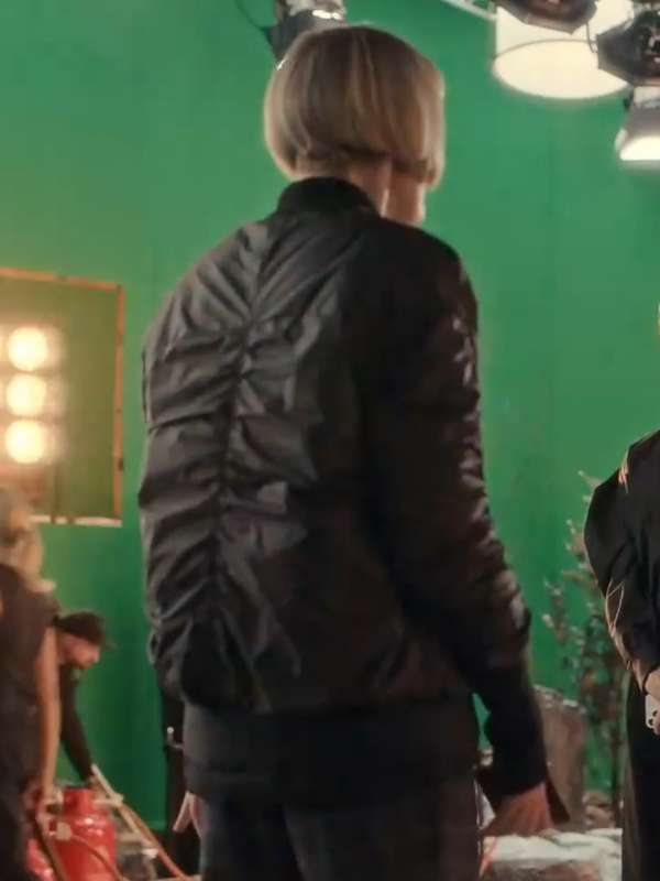 Betty Geek Girl 2024 Black Bomber Jacket