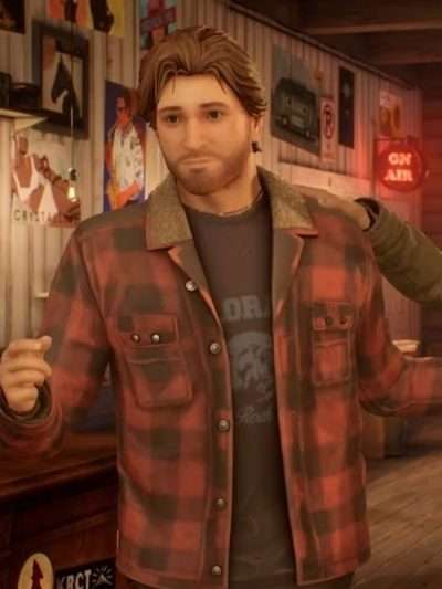 Ryan Lucan Life is Strange Red Wool Jacket