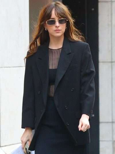 Dakota Johnson Materialists Black Blazer