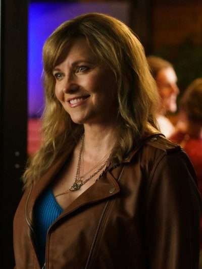 Alexa Crowe My Life Is Murder Brown Biker Leather Jacket