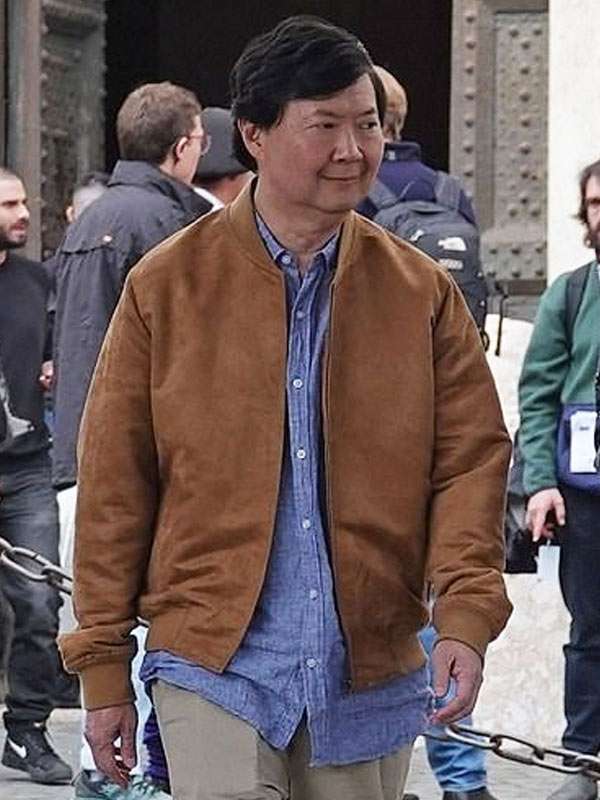 Ken Jeong My Spy The Eternal City Brown Jacket