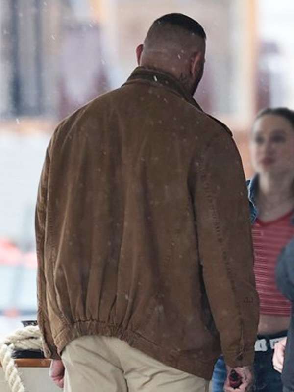 Dave Bautista My Spy The Eternal City 2024 Brown Cotton Jacket