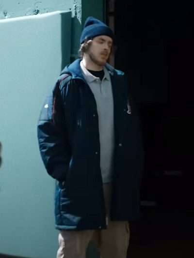 Jack Harlow The Instigators 2024 Blue Hooded Jacket