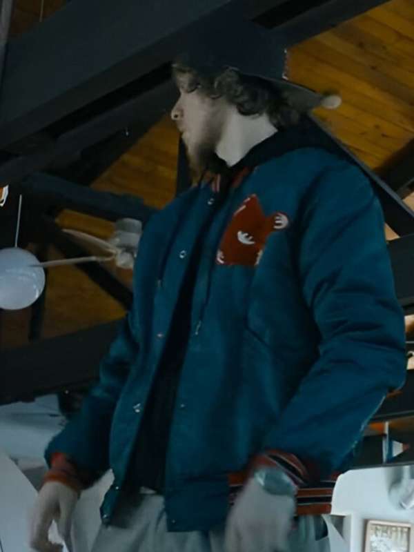 The Instigators 2024 Jack Harlow Blue Bomber Jacket
