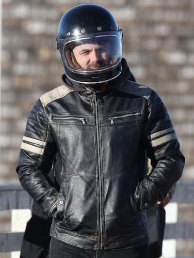 Casey Affleck The Instigators Black Leather Jacket