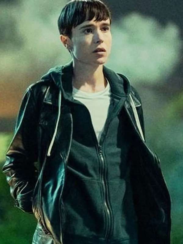 Vanya Hargreeves The Umbrella Academy Black Biker Jacket