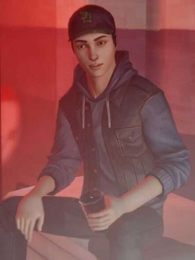Life Is Strange Luke Parker Black Leather Vest