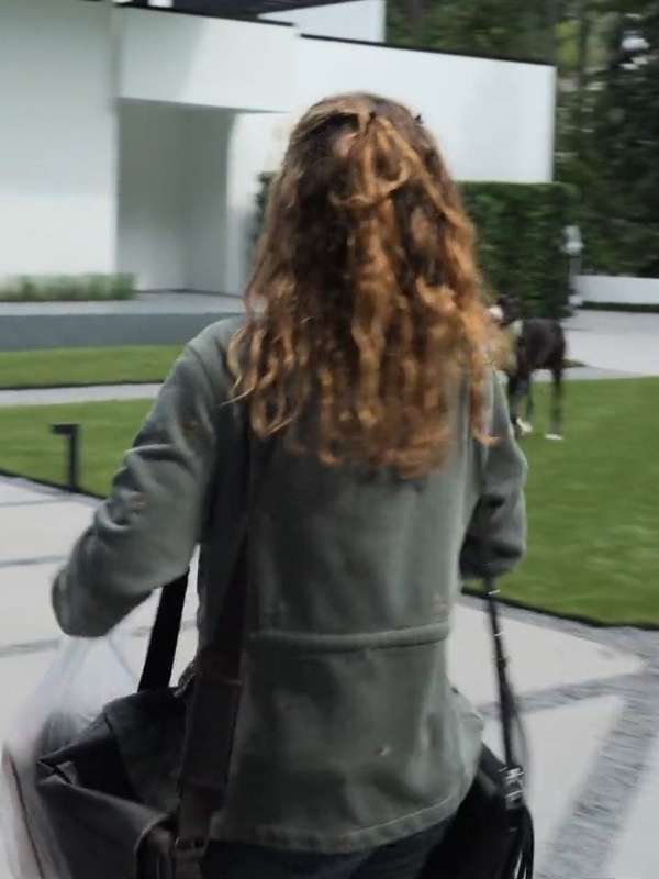 Joey King A Family Affair Grey Jacket