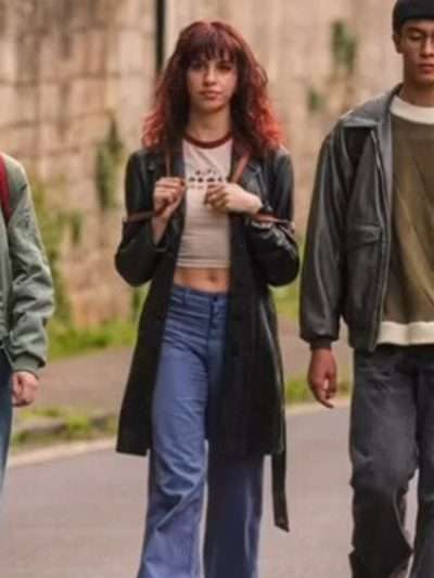 A Good Girl’s Guide to Murder Lauren Gibson Black Leather Coat