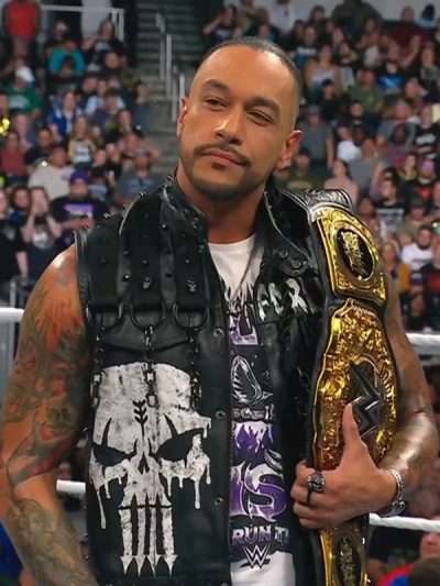 Damian Priest WWE Money In The Bank 2024 Black Vest