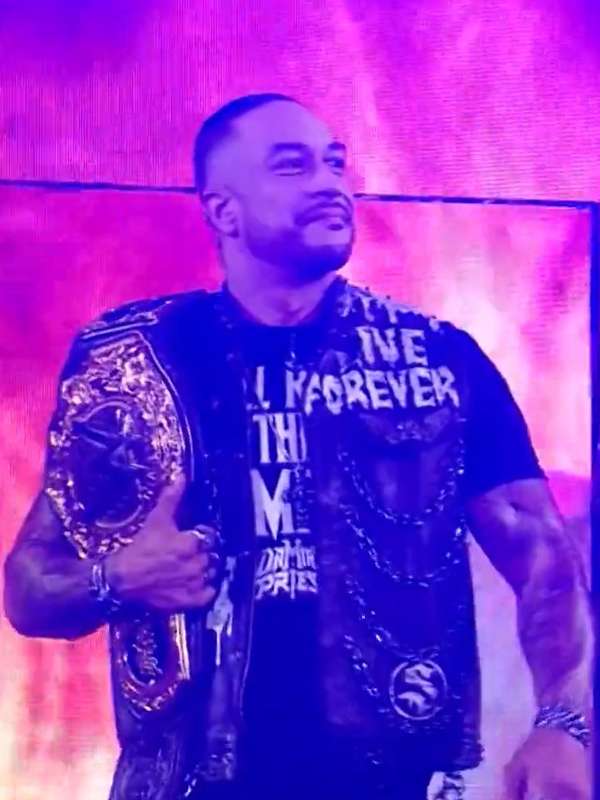 Damian Priest WWE Money In The Bank 2024 Leather Vest