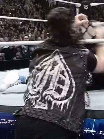 Damian Priest WWE Money In The Bank 2024 Black Leather Vest