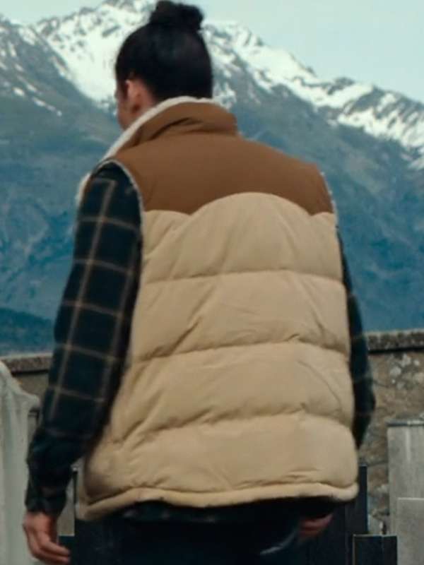 Jaro Gatsi TV Series Anthracite Shearling Vest