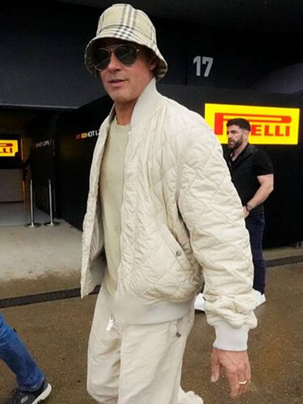 Brad Pitt F1 Bomber Jacket
