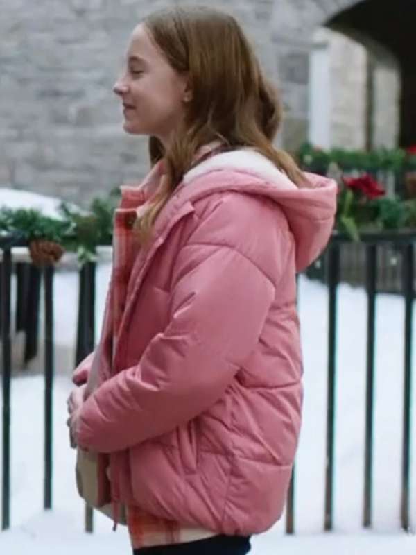 Ava Weiss Falling Like Snowflakes Pink Jacket