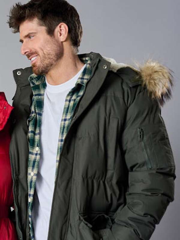 Marcus Rosner Falling Like Snowflakes 2024 Grey Hooded Jacket