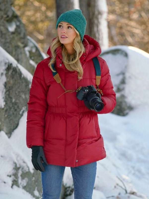 Rebecca Dalton Falling Like Snowflakes Puffer Hooded Jacket