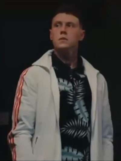 George MacKay Femme 2023 White Track Jacket