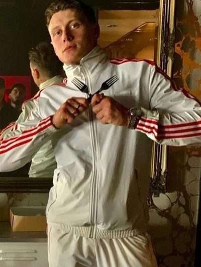 George MacKay Femme 2023 White Jacket